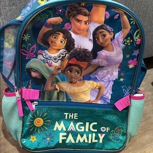 Disney Encanto Backpack - Blue and Pink